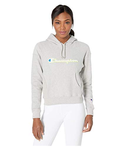 Champion LIFE Women's Reverse Weave Pullover Hood, Oxford Gray, M