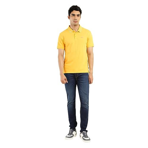 Image of Levi's Men's Regular Fit Solid Polo T-Shirt