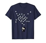 Little Mini Ninja Throwing Stars T-Shirt