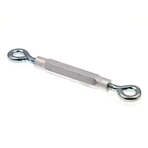 Prime-Line 9070468 Turnbuckles, Eye-To-Eye, 5 16 in. X 9-1 4 in., Zinc Plated Steel & Aluminum, 5-Pack