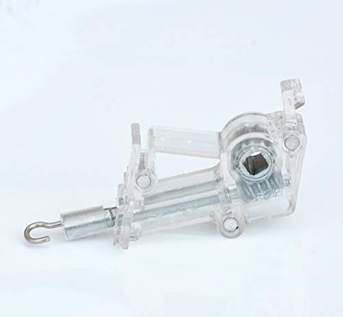 1Pcs 2" High Profile Wand Tilter Mechanism With Square Zinc Gear 1/4" Hook Connection For High Rail Horizontal Wood And Faux Wood Blinds Headrail #TOP5