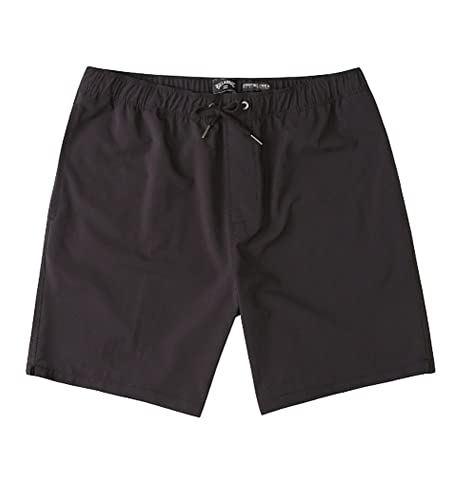 Short de volley Billabong anti-irritation élastique noir Surftrek