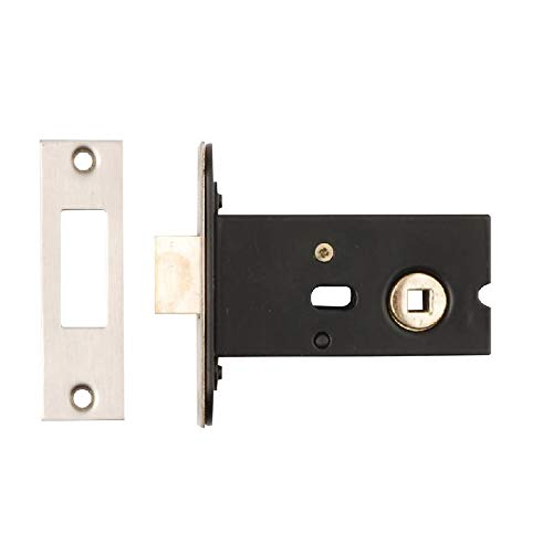 Dale Hardware - 76mm Mortice Deadbolt & 5mm Follower - Satin Stainless Steel
