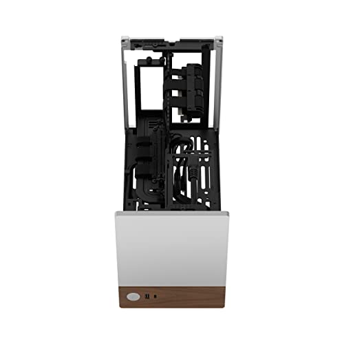 Fractal Design Terra Silver - Wood Walnut Front Panel - Small Form Factor - mITX Gaming case – PCIe 4.0 Riser Cable – USB Type-C - Anodized Aluminum Panels – Bild 19
