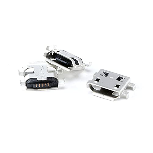100PCS Micro USB Connector Socket 5 Pin 5P MINIUSB SMD DIP Female Connector