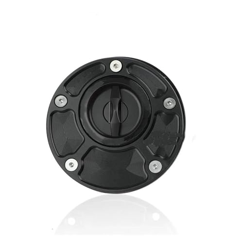 Bouchon de réservoir Yamaha MT09 en alu CNC finition noir mat