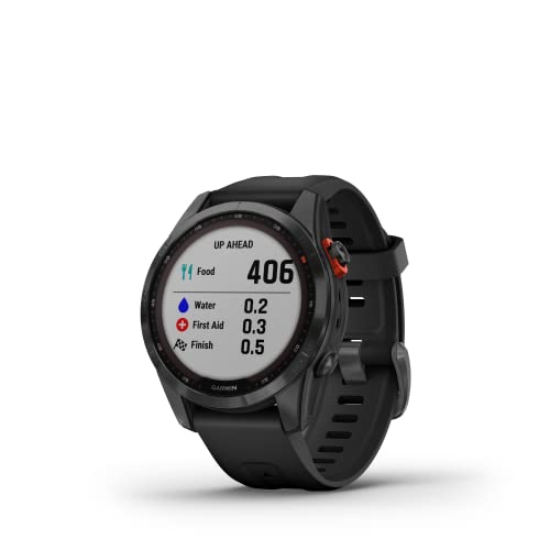 Garmin fēnix ​​7S Solar, Reloj GPS multideporte con carga solar, pantalla táctil, frecuencia cardíaca, mapas y música, Negro