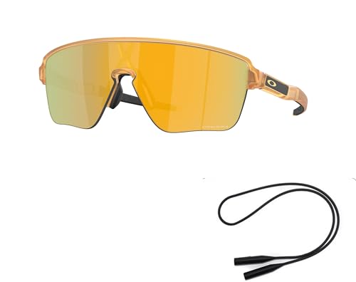 Oakley OO9415 Sunglasses Bundle: OO 9415 CORRIDOR SQ 941504 Matte Trans Light Curry/Prizm 24k Policarbonate Standard and Universal Anti-slip Silicone Leash2