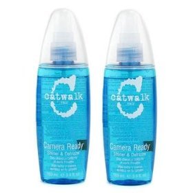 TIGI Catwalk Camera Ready Shiner & Defrizzer 3.4oz (2 PACK!)