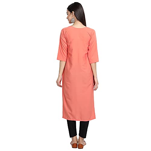 Image of Women's Crepe Straight Kurta