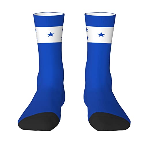 CUTEDWARF Flag Of Honduras Athletic Socks Adult Casual Mid Tube Sock Warm Cozy Cushion Sockings