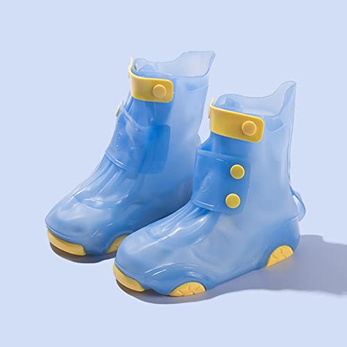 EnJoCho Toddler Girl Shoe Children Cute Cartoon Fashion Waterproof Non Slip Rain Boots Shoe Cover Rain Boots 9-14Years3