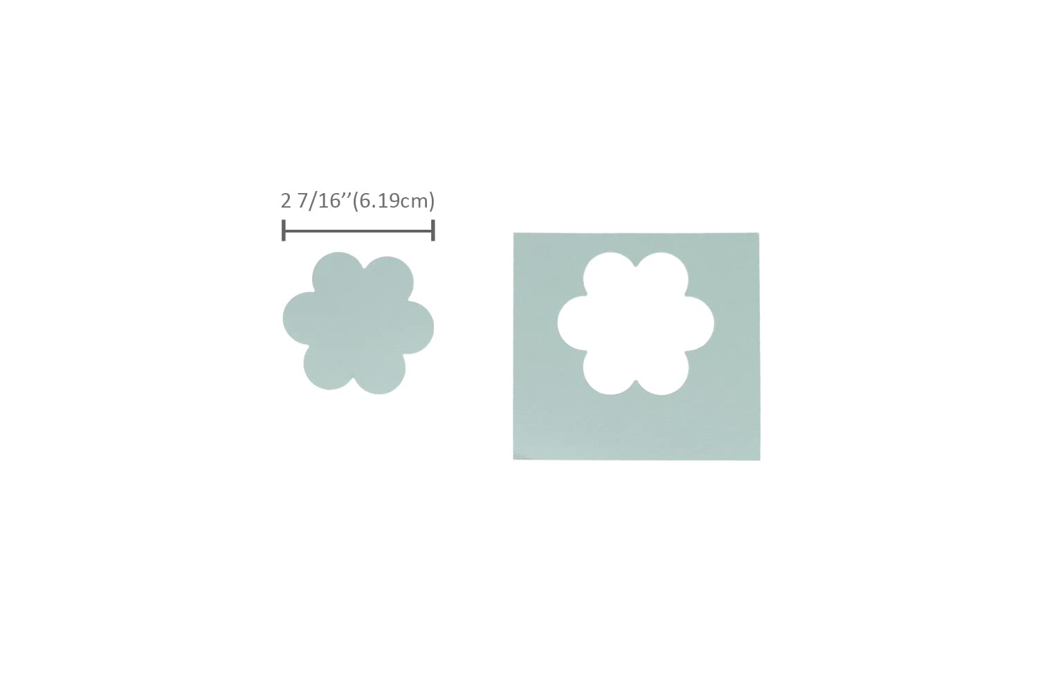 Bira Craft 2.5 inch Flower Shape Lever Action Craft Punch for Paper Crafting Scrapbooking Cards Arts