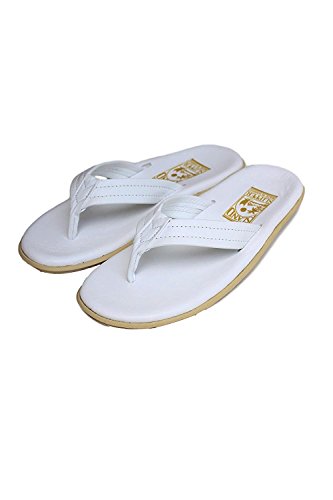 [アイランドスリッパー] 【正規取扱店】 レザートングサンダル PT202 (6(24cm), WHITE)