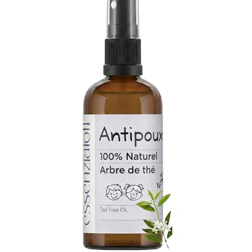 Essenciales - Anti-poux aux Huiles essentielles, 100 ml | 100% Naturel - Odeur agréable - Sans Pyréthrine
