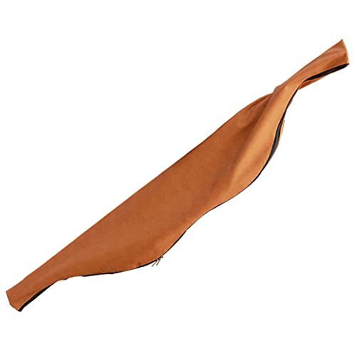 Archery Traditional Bow Bag 60 Inch Recurve Bow Case Leather Bow Storage Bag for Longbow Horse Bow (Brown)