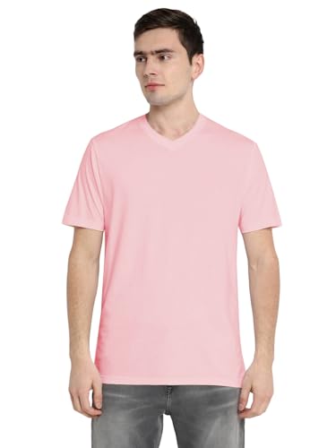 Image of Aventura Outfitters Men's V Neck 100% Cotton Regular Fit T-Shirt (Pack of 4)