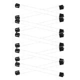 BESPORTBLE 10 Stück Durchsichtige Kunststoff Testflaschen mit Deckel Kleine Chemikalienbeständige Aufbewahrungsröhrchen für Perlen und Räucherstäbchen Flexibler Labor und Aromatherapie