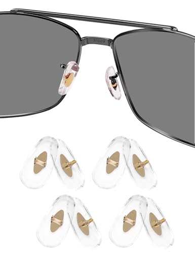 Image of 4 Pairs Replacement Nosepieces Nose Pads for Ray-Ban Aviator RB3025 RB3026 RB3044 RB3261 RB3483 Clubmaster RB3016 Sunglass