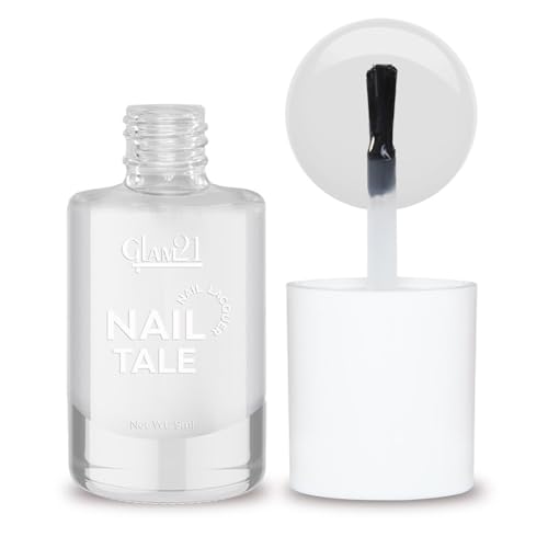 Image of Glam21 Nail Tale Nail Polish | Glossy Gel Finish | Rich Pigmentation | Chip Free | Quick Drying Formula | Long Lasting Nail Polish for Women | 9ml | Shade-08