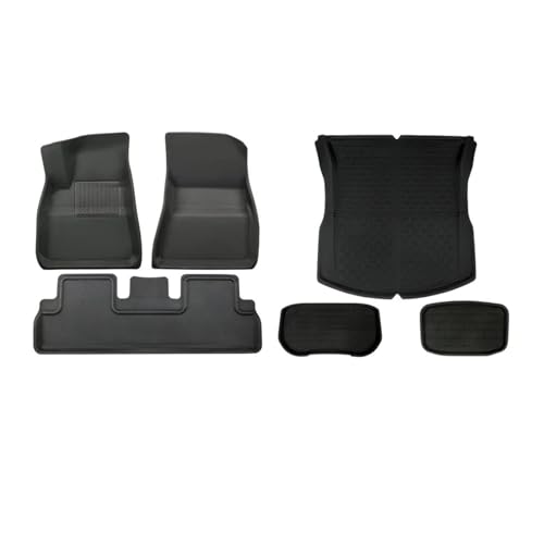 Tapis de sol Tesla Model 3 anti saleté doublures de coffre auto