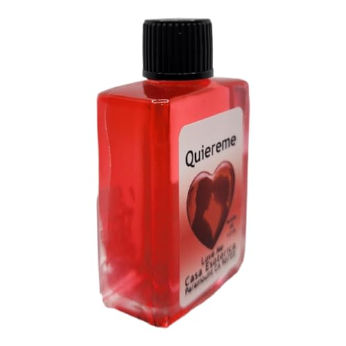Love Me Oil (Quiereme Aceite) Spiritual Anointing Oil by CASA ESOTERICA 0.5 FL OZ (1 PACK)