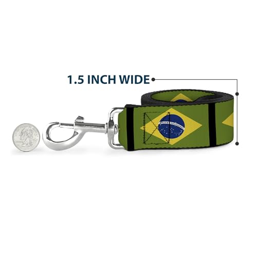 Collier de chien avec boucle de ceinture de sécurité robuste et nylon 2,5 cm