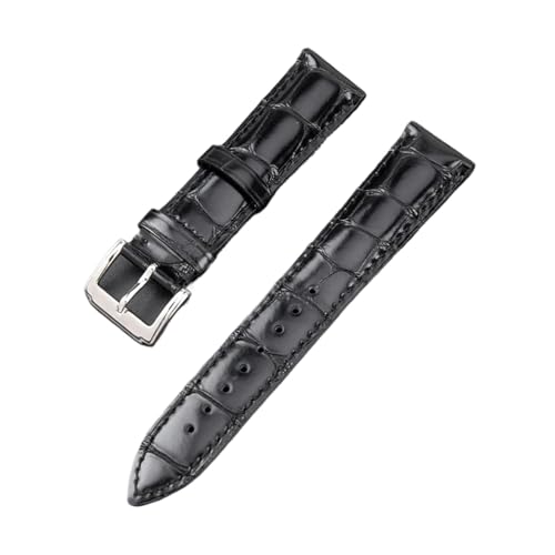 Bracelet de montre en cuir véritable élégant pour hommes et femmes