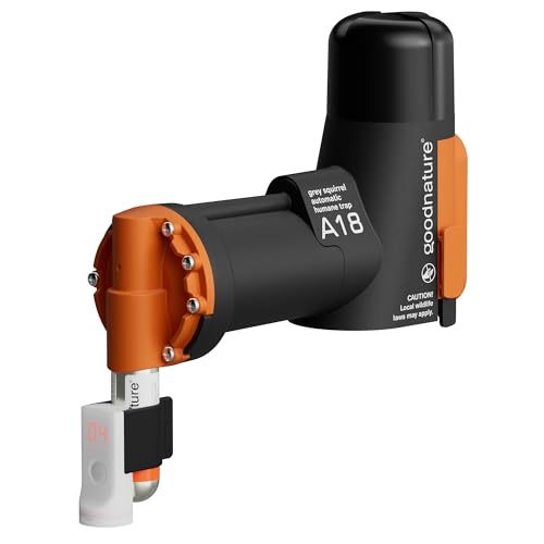 Goodnature A18 Grey Squirrel Trap, Self-Resetting, CO₂-Powered, Humane, Toxin-Free, Outdoor Use,