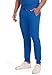 Cherokee Infinity Mens Jogger Scrub Pants Mid Rise Drawstring Waist,5 Pockets, 360° Stretch Moisture-Wicking Fabric - CK004A, M, Royal
