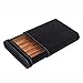Sigari Humidors Legno Scatola Di Sigari, Idratante Scatola Di Sigari, Viaggia Portatile Portasigari Può Contenere 5 Sigari. Fodera In Legno Di Cedro Pelle Di Alta Qualità Scatola Da Regalo Per Uomo Ne