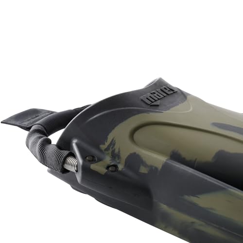 Aletas Mares Power Plana Unisex para Adultos en Verde Camo - Alta Durabilidad, Ajustables, Versátiles con Talón Abierto para Buceo Técnico miniatura 3