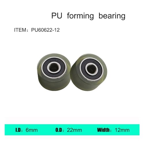 Roulement PU60622-12 avec lien fileté externe en polyuréthane
