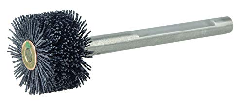 Weiler 17212 Bore-Rx 1-1/2"Dia. Internal Brush Deburring Tool, .026/120CG Crimped Fill, 3/8" Stem, Made in the USA