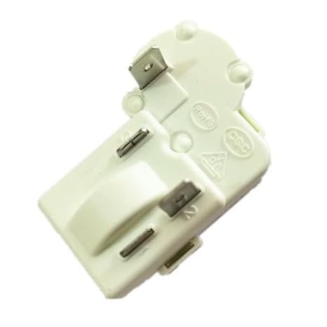 Protector de sobrecarga de refrigerador de 2 pines PTC Relé de arranque para mini nevera Danby Haier Midea ZHB54-120P15, ZHB69-120P15, ZHB60-120P, ZHB60-120P15, ZHB54-120, etc