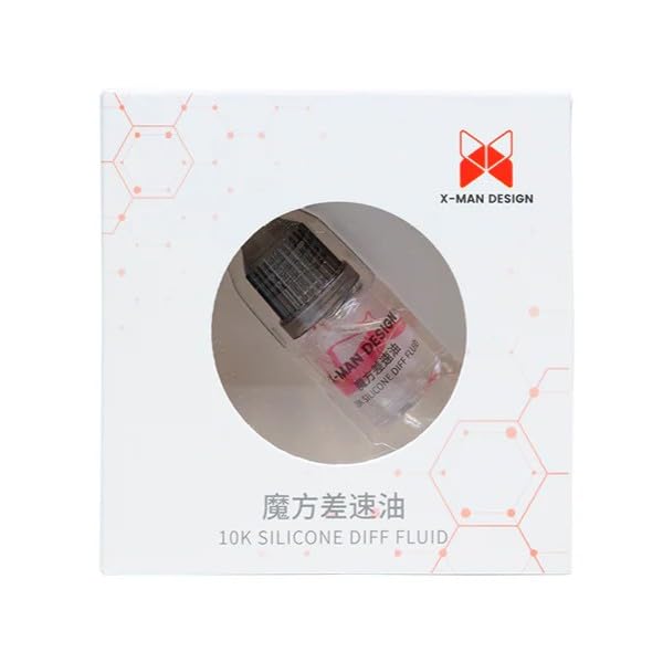 Image of QiYi X-Man Lube 5mL - QiYi X-Man 10K Diff Silicone Lubricant for Speed Cubes - Premium Silicone Formula for Smooth & Long-Lasting Performance on Puzzle Pieces & Core - Cube Maintenance Accessory