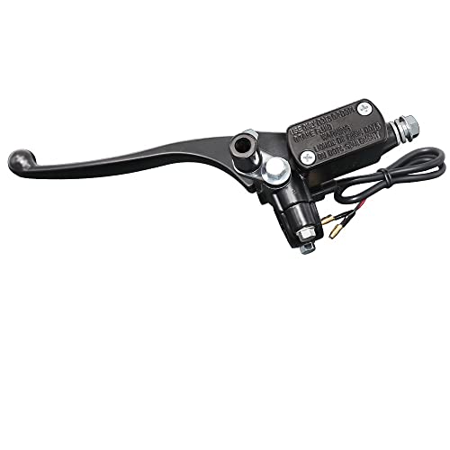 Levier de frein moto pompe de frein buggy universel cylindre hydraulique noir gauche