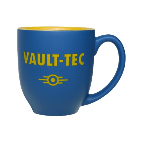 Gaya Entertainment 1028691 ceramiczny kubek Vault-Tec GE3554, niebieski/żółty, standardowy