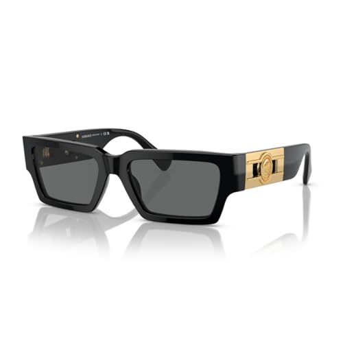 Versace VE4459 Rectangular Sunglasses for Men for Women +BUNDLE with ACCESSORY EYEWEAR KIT