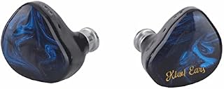 Linsoul Kiwi Ears Cadenza 10mm Beryllium Dynamic Driver IEM 3D Printed with Detachable Interchangeable Plug 0.78 2pin 3.5mm IEM Cable for Musician Audiophile (Blue, Cadenza)