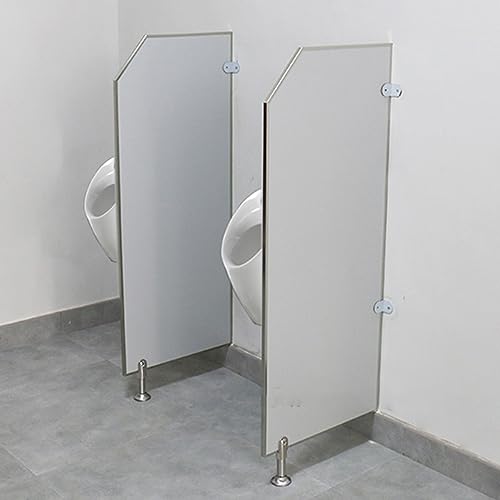 小便器スクリーン トイレパーティション、床置き大人用小便器バッフル、学校/幼稚園/ショッピングモール/公共の場用のステンレス鋼コーナーコード付き (Color : 1Pcs)