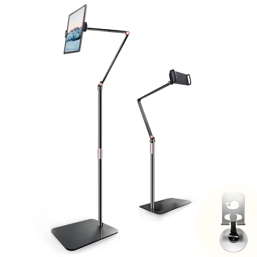 BEWISER アルミニウム製 タブレットフロアスタンド 【2025最新型】床置 BEWISER アルミニウム製 タブレットフロアスタンド 【2025最新型