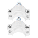 SEWOART 2pcs Drain Saddle Valve Sewer Pipe Fixing Bracket Easy Install Water Filter Quick Connector for Rv Water Line Fittings