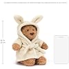 Jellycat Bartholomew Bear with Bathrobe Stuffed Animal, 10 inches - Teddy Bear Plush - Soft & Huggable - Classic Children's Gift