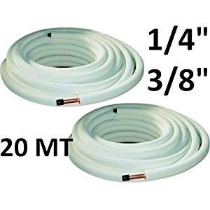 Tuyau Cuivre Isolé Pour Climatiseur - 5/8" Et 3/8" - Longueur 3m - Raccord Split Line