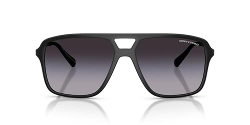 Image of Armani Exchange mens Ax4150su Universal Fit Aviator Sunglasses