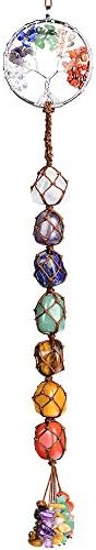 Handmade Crystal Window Car Hanging Ornaments 7 Chakra Home Decor...