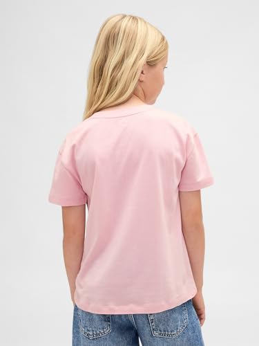 Image of Gap Girls Short Sleeve Logo Tee T-Shirt