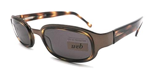 Lunettes de soleil homme femme WEB 2022 marron tartan 086L/63 tendance retro