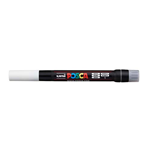 Image of POSCA PCF-350 Paint Marker | 1-10 mm Soft Brush Tip (White Ink)